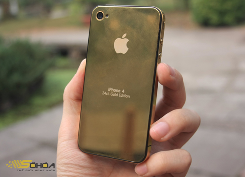 iPhone 4 mạ vàng xuất hiện ở Việt Nam