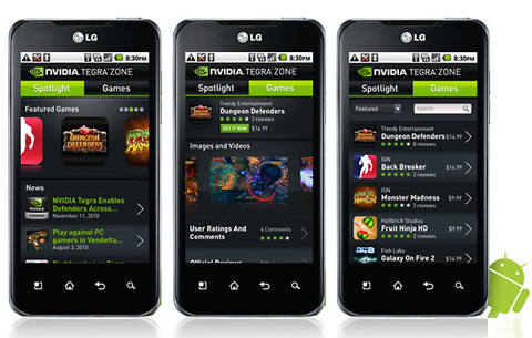 Tegra Zone: Kho game cho thiết bị Android dùng chip Tegra 2