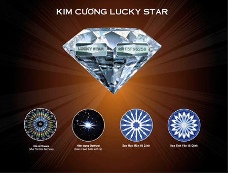 Bán 5 viên kim cương Lucky Star dạng rời