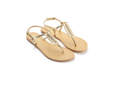 Sandal xỏ ngón đế bệt