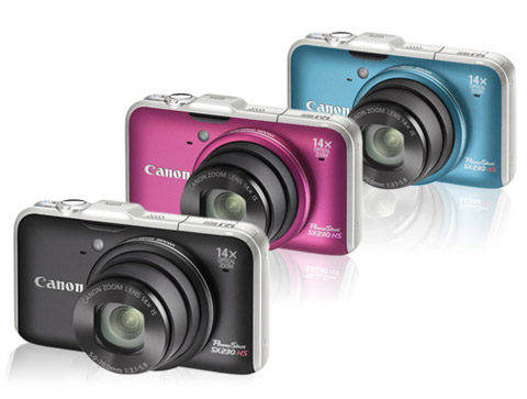 Canon PowerShot SX230 HS: Máy ảnh thời trang siêu zoom