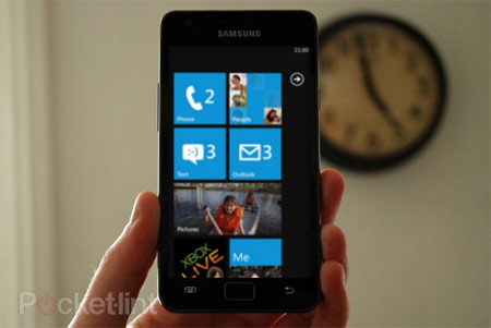 Phiên bản điện thoại Galaxy S II chạy Windows Phone