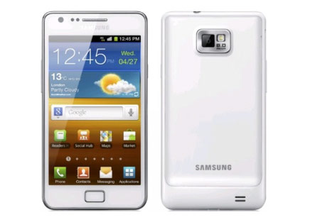 Galaxy S II phiên bản màu trắng xuất hiện