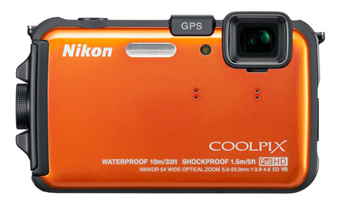 Nikon Coolpix AW100: Máy ảnh chống nước tích hợp GPS