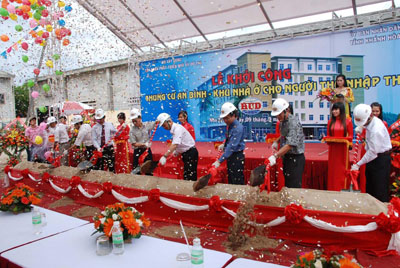 Khởi công xây dựng dự án nhà thu nhập thấp tại Khánh Hòa