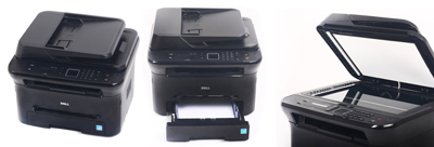 Máy Dell 1135n tích hợp chức năng in, copy, fax và scan