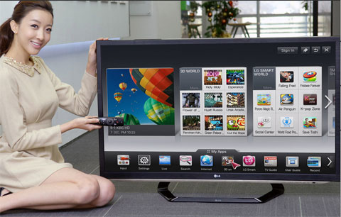 LG nâng cấp dòng SmartTV 2012