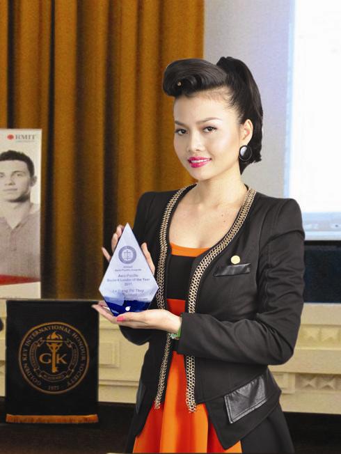 Nữ doanh nhân Việt đoạt giải nhà lãnh đạo xuất sắc châu Á
