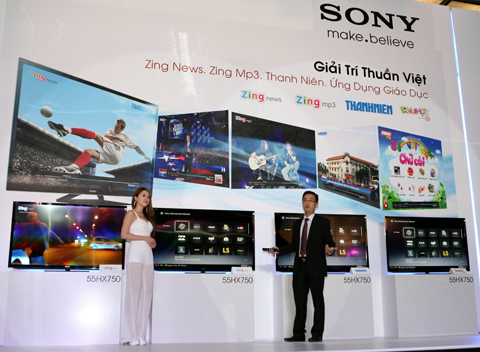 Sony ra mắt loạt tivi thông minh mới