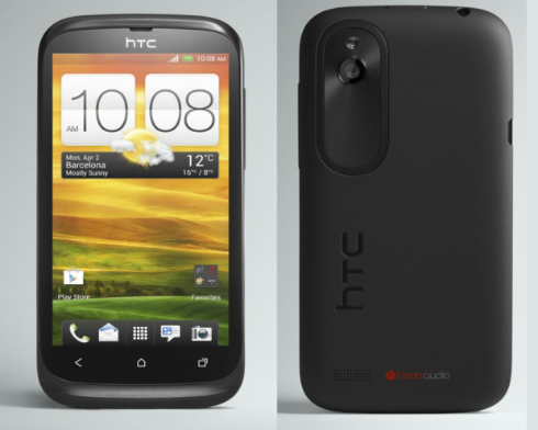 Smartphone HTC Desire V có 2 sim 2 sóng ra mắt