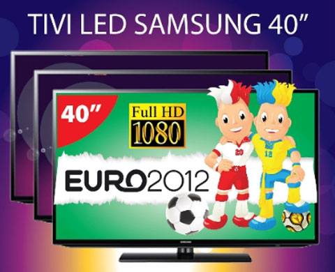 Pico cho mượn miễn phí 2012 tivi Led 40” xem Euro