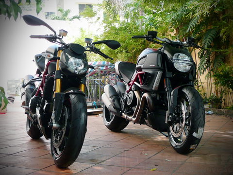 Ducati Streetfighter S và Diavel Carbon 2012 về Việt Nam