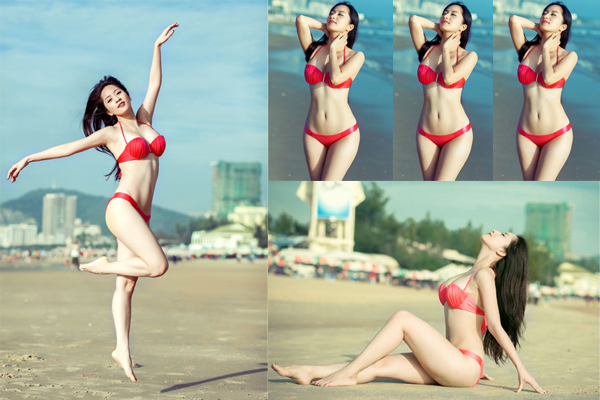 Mỹ nhân Việt nào hút hồn với bikini đỏ nhất?