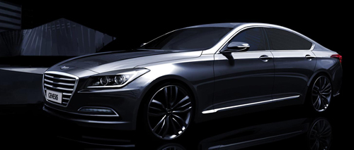 Hyundai tung ảnh Genesis thế hệ mới