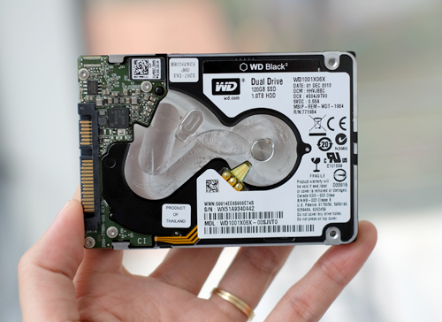 Ổ cứng kép SSD và HDD dung lượng 1 TB của WD