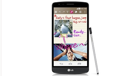 LG ra phablet dùng bút cảm ứng dáng giống G3