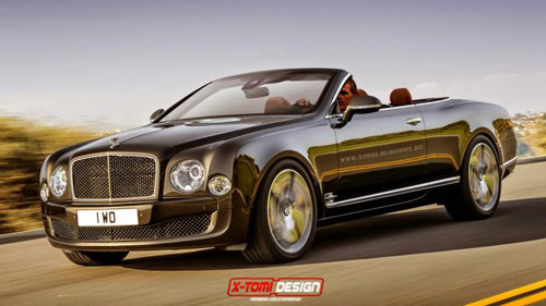 Lộ Bentley Mulsanne Speed bản mui trần cực đẹp