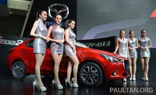 Mazda2 sedan trình làng tại Thái Lan