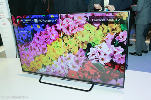 TV 4K 2015 của Sony có giá từ 1.300 USD