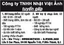 Tp. Hồ Chí Minh: Công ty TNHH Nhật Việt Ảnh tuyển gấp CL1002756