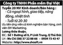 Tp. Hồ Chí Minh: Công Ty Toyota TNHH Phần Mềm Đại Việt Tuyển 20 nhân viên kinh doanh - bán hàng RSCL1005649