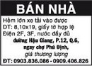 Tp. Hồ Chí Minh: Bán Nhà Hẻm lớn xe tải vào được CL1003708