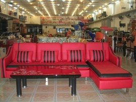 Sofa góc 196 - giá 12 triệu - sofa màu đỏ cực đẹp ,cực sang -alô : 01253049999