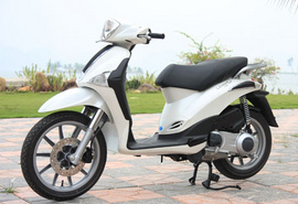 Bán xe máy Liberty 125cc, chính hãng đời 2009 màu trắng