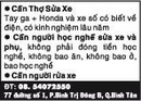 Tp. Hồ Chí Minh: Cần Thợ Sửa Xe CL1004916