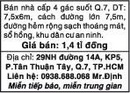 Tp. Hồ Chí Minh: Bán nhà cấp 4 gác suốt Q.7, DT: 7, 5x6m, cách đường lớn 7, 5m, đường hẻm rộng sạch CL1004790