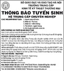 Tp. Hà Nội: Trường Trung Cấp Kinh Tế Kỹ Thuật Thương Mại Thông Báo Tuyển Sinh RSCL1447626