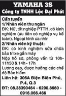 Tp. Hồ Chí Minh: Công ty TNHH Lộc Đại Phát Cần tuyển CL1008282P17
