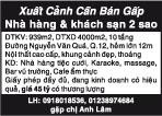 Xuất Cảnh Cần Bán Gấp Nhà hàng & khách sạn 2 sao