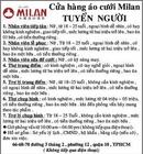 Tp. Hồ Chí Minh: Cửa hàng áo cưới Milan Cần Tuyển CL1005742