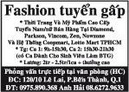 Tp. Hồ Chí Minh: Fashion tuyển gấp CL1005841