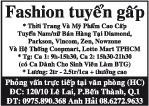 Fashion tuyển gấp