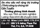 Tp. Hồ Chí Minh: Do nhu cầu mở rộng thị trường (Tỉnh) công ty chúng tôi Cần Tuyển CL1006447