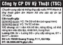 Tp. Hồ Chí Minh: Công ty CP DV Kỹ Thuật (TSC) Cần tuyển gấp CL1007750P6
