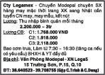 Cty Legamex - Chuyền Modepal chuyên SX hàng may mặc thời trang XK sang Nhật cần