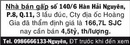 Tp. Hồ Chí Minh: Nhà bán gấp số 140/6 Hàn Hải Nguyên, P.8, Q.11, 3 lầu đúc, Cty địa ốc Hoàng Gia CL1009232P6