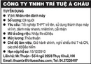 Tp. Hà Nội: Công Ty TNHH Trí Tuệ Á Châu Cần Tuyển RSCL1009130