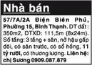 Tp. Hồ Chí Minh: Nhà bán 57/7A/2A Điện Biên Phủ, Phường 15, Bình Thạnh. diện tích đất : 350m2, CL1009224