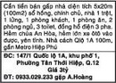 Tp. Hồ Chí Minh: Cần tiền bán gấp nhà diện tích 5x20m (100m2) sổ hồng, chính chủ, nhà 1 trệt, RSCL1074466