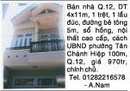 Tp. Hồ Chí Minh: Bán nhà Q.12, DT 4x11m, 1 trệt, 1 lầu đúc, đường bê tông 5m, sổ hồng, CL1009339