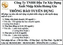 Tp. Hồ Chí Minh: Công Ty TNHH Đầu Tư Xây Dựng Xuất Nhập Khẩu Hoàng Gia Cần Tuyển RSCL1067400