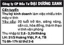 Tp. Hồ Chí Minh: Công ty CP Đầu Tư Đại Dương Xanh Cần tuyển RSCL1014376