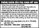 Tp. Hồ Chí Minh: Cần tuyển và hợp tác trong giờ và ngoài giờ: Dược sĩ, bác sĩ Sản, Bác sĩ Nhi, BS CL1010859