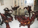 Tp. Hồ Chí Minh: Bộ bàn ghế gốc gỗ Trắc Tứ Linh, 12 con giáp CL1007236P1