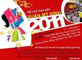 Mời tham gia Hội chợ mua sắm Xuân Mỹ Đình 2011 - ANZ