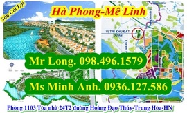 Hà Phong Mê Linh/Ha Phong Me Linh/NQSD dự án Hà Phong/giá rẻ